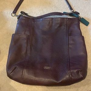 Plum Coach crossbody. Gently used.